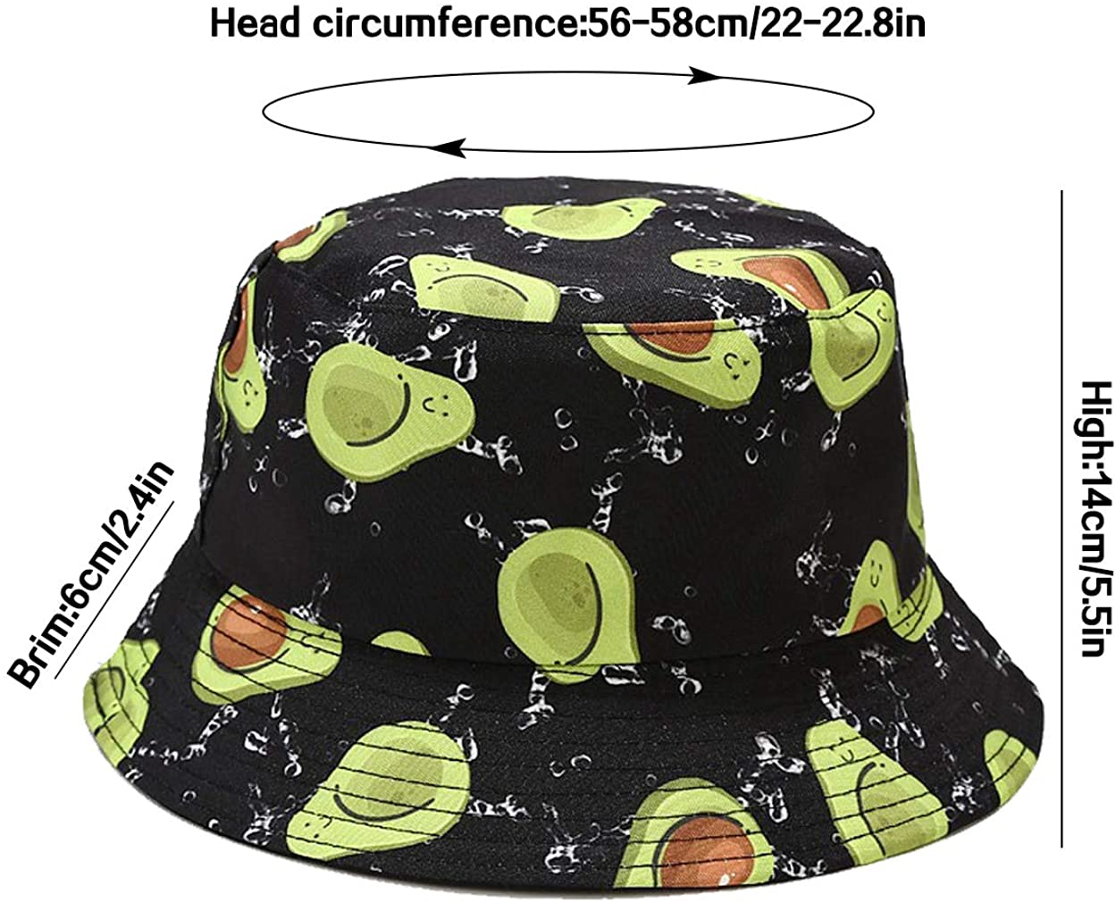 FanQuan Cute Bucket Hat Beach Fisherman 