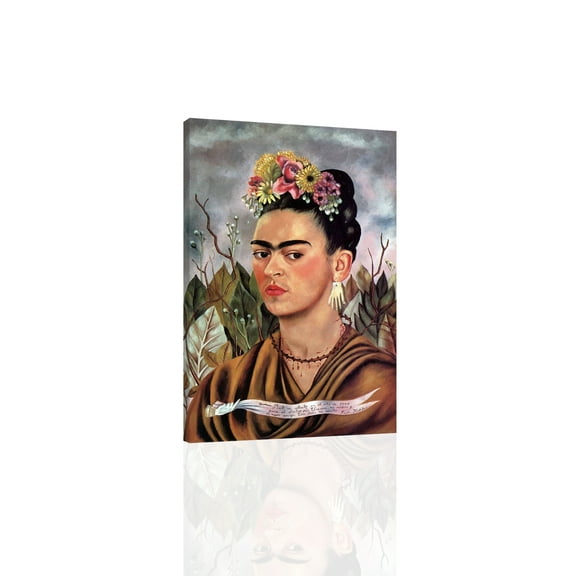 Frida Kahlo - Self Portrait 1940 II - CANVAS OR PRINT WALL ART