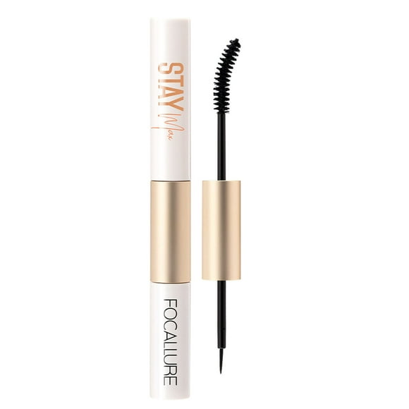 FOCALLURE Mascara & Eyeliner 2 in 1 Waterproof Sweat-proof Long-lasting Lengthening Eye Makeup