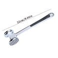 thumbnail image 3 of LHWEN Meat Hammer Porkchop Steak Velvet Hammer Creative Kitchen Tools Ergonomic Design Double-Sided Mallet Ice Crusher Vegetable Loosener Crab Garlic Crusher Baking Tool Candy Crusher Large Needles, 3 of 8