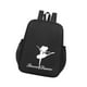 thumbnail image 4 of Mochila de ballet con correa, ideal para deportes, gimnasia, fin de semana, niñas y niños. Negro, 4 of 9