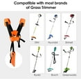thumbnail image 5 of Double Shoulder Strap,Carry Strap,Grass Trimmer Shoulder Strap,Black, 5 of 5