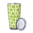 thumbnail image 2 of Salouo Various Lemons Print 20oz Tumbler with Lid,Stainless Steel Vacuum Insulated Tumbler Durable Insulated Coffee Mug Thermal Cup with Splash Proof Sliding Lid-Without Straw, 2 of 8