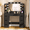 Dark Black, variant on Homall Vanity Desk with Lights & Mirror, Makeup Vanity Set with Power Outlet & Storage Drawers Shelves for Bedroom, White