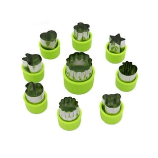 42Pcs Vegetable Fruit Cutter Shapes Sets, Coolrunner 12Pcs Vegetable  Cutters and 30Pcs Animal Food Picks for Kids, Mini Cookie Cutters Sandwich  Cutter