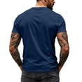 thumbnail image 4 of LWavelet V Neck Mens T-Shirts Short Sleeve Summer Comfort Shirts for Men Classic Casual Summer Basic Tee Shirt, 4 of 6