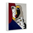 thumbnail image 3 of Stupell Industries Bold Primaries Mod Portraits Portrait Painting White Framed Art Print Wall Art, 16 x 20, 3 of 8