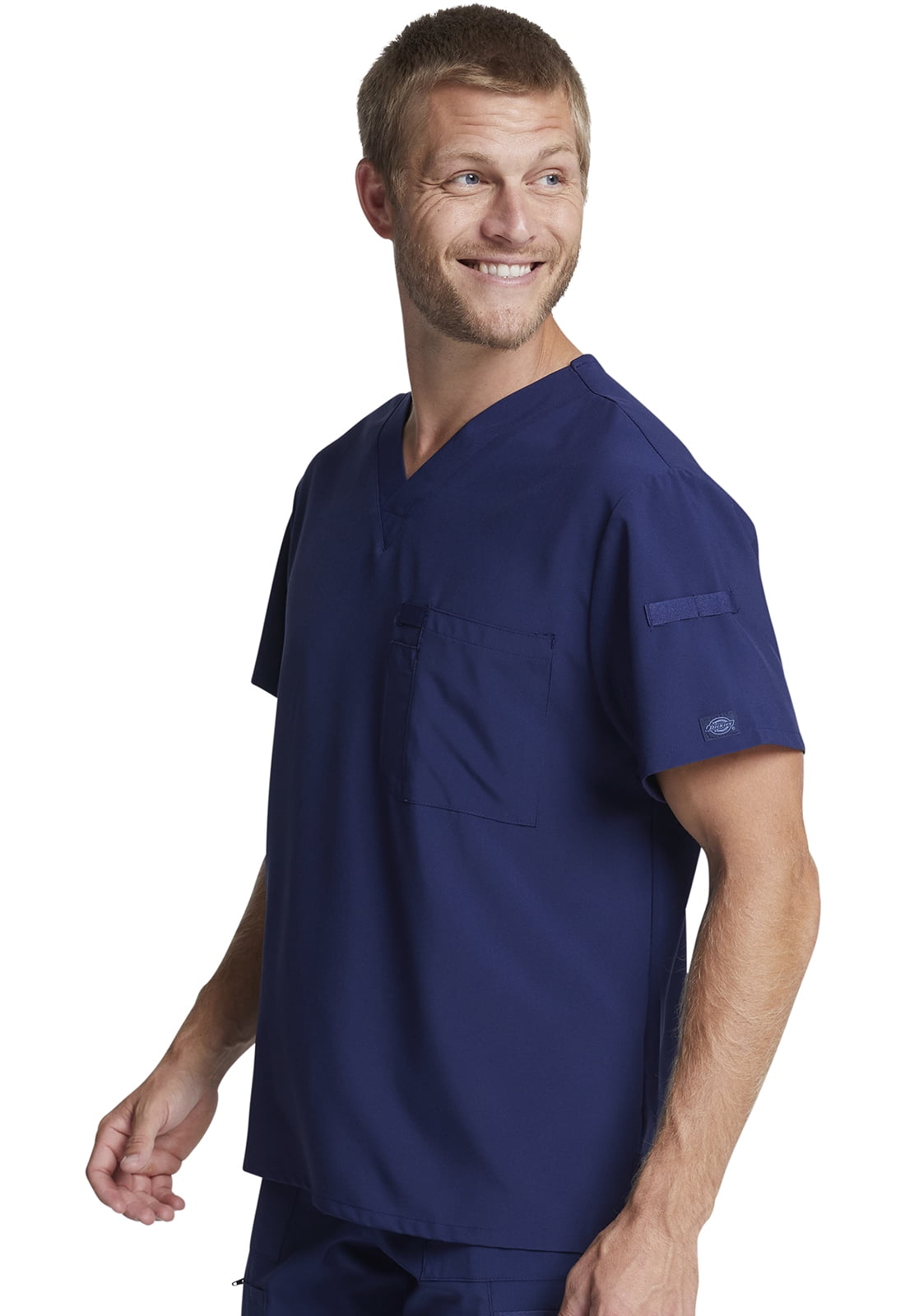 Dickies EDS Essentials Scrubs Top for Men V-Neck DK635