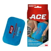 ACE Brand Reusable Cold Compress, Large, Soft, 7.75" x 11.87", 1 Pack