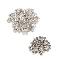 thumbnail image 1 of 50 Pieces Metal Rhinestone Studs Rivets Spikes Leathercraft Accessories for DIY Leather Craft Belt Purse Handbag 7mm, 1 of 8