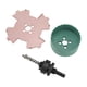thumbnail image 1 of Abridor de agujeros para foco sin bordes, vástago hexagonal, taladro de posicionamiento central, juego de herramientas para agujeros de contrarranura de 75 mm/3 pulgadas, 1 of 14