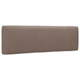 thumbnail image 5 of vidaXL Pallet Cushions 3 pcs Taupe Fabric, 5 of 5