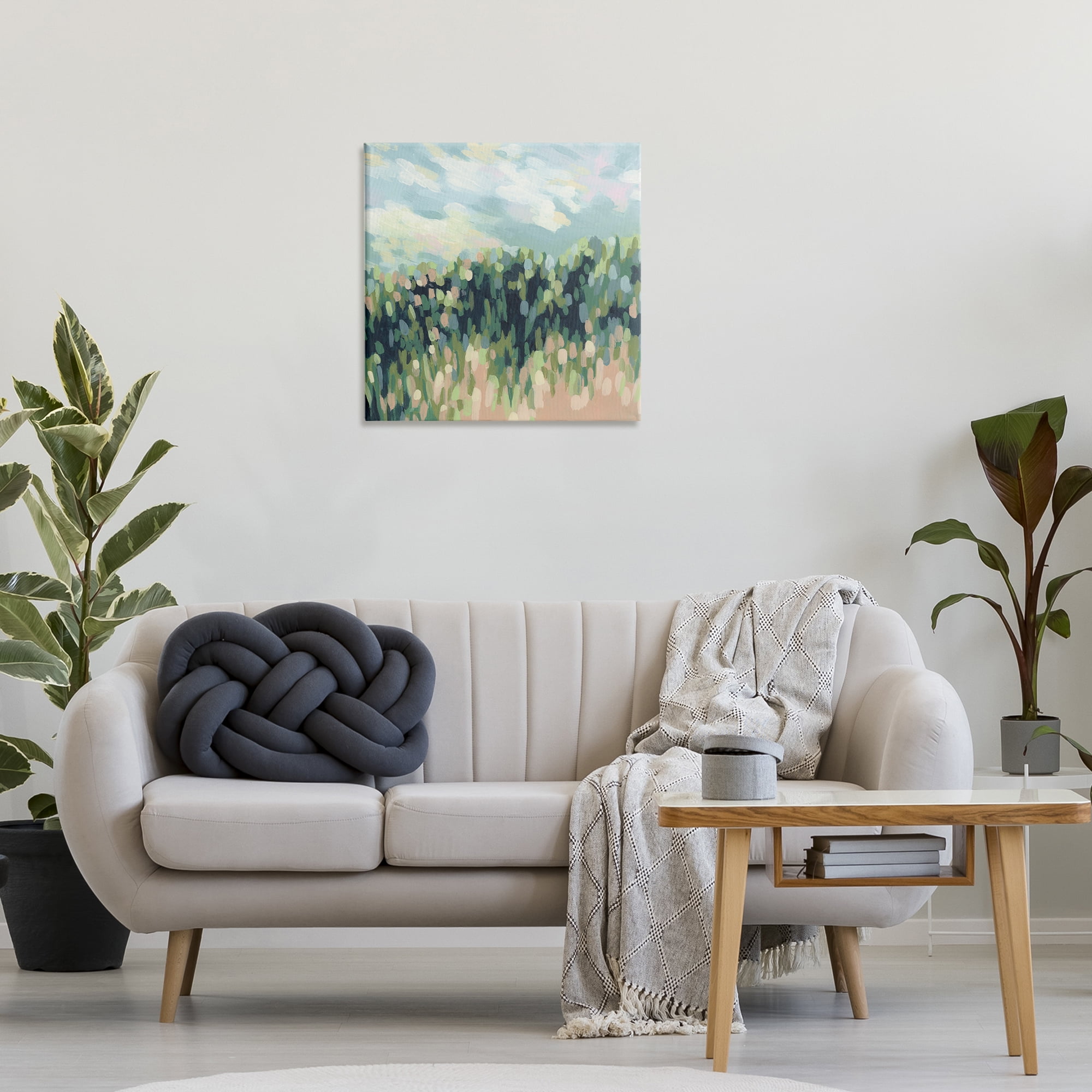 Stupell Industries Abstract Rural Plants Landscape & Nature Painting Wrapped Canvas Art Print Wall Art, 24 x 24
