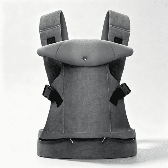 Adjustable Baby Carrier, Padded Lining, Lightweight Fabric Construction