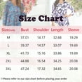 thumbnail image 3 of Womens Plus Size Tops Casual 3/4 Sleeve Dressy Tunic Tops Fall Loose Fit Blouses, 3 of 7