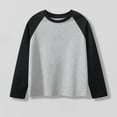 thumbnail image 2 of Kovlvoll Teen Girls Boys Clothes Tops Cotton Crew Neck Long Sleeve T-Shirt Loose Casual Pullover Top, 2 of 6