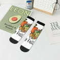 thumbnail image 7 of Fuzoiu It'S Fall Y'All Print Adult Socks, Crew Moisture-wicking Socks, Unisex Cushion Crew Socks,Casual Sports Ankle Socks, 7 of 7
