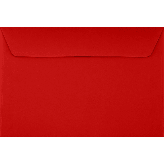 LUXPaper 6 x 9 Booklet Envelopes, Ruby Red, 500/Pack