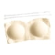 thumbnail image 5 of Brasier Tela de Mantequilla Sujetador Cómodo y Transparente para Mujer, sin Espalda, sin Tirantes, con Tirantes convertibles Mediana, 5 of 6