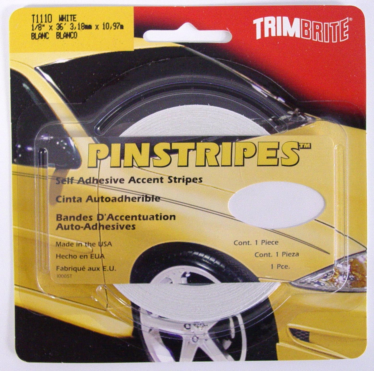 1/8 PINSTRIPE TAPE WHITE Walmart Canada