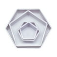 thumbnail image 5 of Worgeous Football Fondant Cutter Molds for Baking Plastic 4 Sizes DIY Cake Decorating Tools, 5 of 8