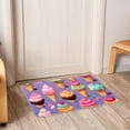 thumbnail image 6 of Ice Cream Polyester Non-Slip Machine Washable Floor Rugs, Floor Mats, and Bath Rugs, 6 of 6