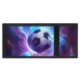 thumbnail image 4 of POLERO Neon Soccer Print Easy to Clean Children's Wallet, Polyester Kids Trifold Wallet Slim Trifold Card Wallet for Outdoor Sports, 4 of 6