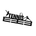 thumbnail image 4 of S SERENABLE Medal Display Hanger Black Iron Organizer Wall Mounted Fame Medal Rack Frame tennis, 4 of 9