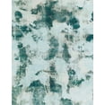 thumbnail image 1 of Ahgly Company Machine Washable Indoor Rectangle Abstract PowderBlue Area Rugs, 2' x 3', 1 of 7