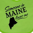 thumbnail image 4 of Inktastic Someone in Maine Loves Me Boys or Girls Baby Bib, 4 of 4