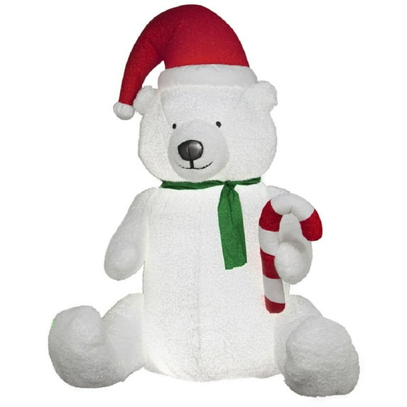 Holiday Living 9 FT Airblown Lighted Polar Bear Christmas Inflatable