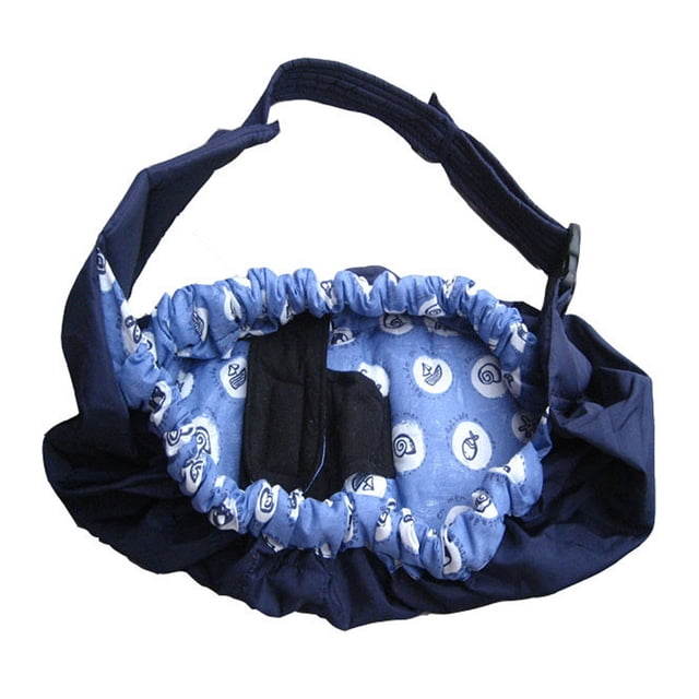 Portabebés, Fuerte Capacidad De Carga, Tela De Algodón Puro, Transpirable, Ergonómico, Cómodo, Azul, Portabebés, Bolsa Multifunción Para Viajes