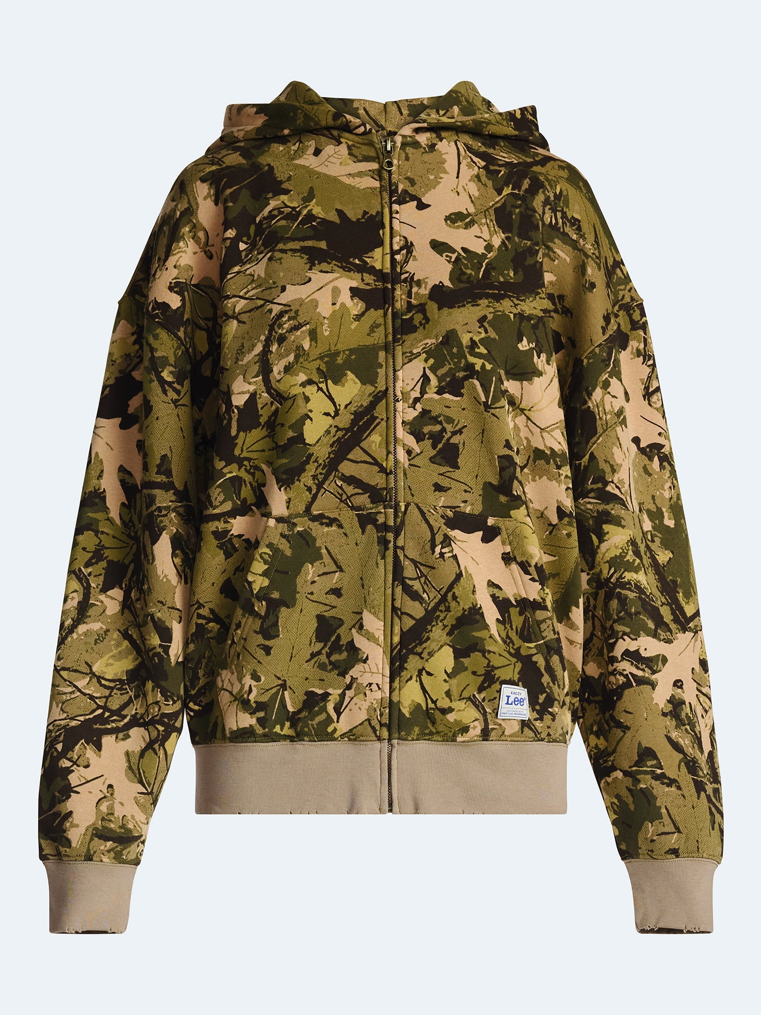 Kacey Lee Women's Middle of Nowhere Fleece Zip Up Hoodie with Long Sleeves, Sizes XS-XXL