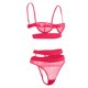 thumbnail image 4 of Gibobby Conjunto de lencería Sexy Ropa Interior Sexy con Cuello En V para Mujer, Lencería Sexy, Ropa Interior con Cordón Sin Espalda De Lencería(Rosa caliente, G), 4 of 5