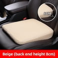 thumbnail image 7 of Car Seat Booster Cushion Honeycomb Memory Cotton Car Seat Cushion Car Simple Breathable 3D Mesh Thickened Sedentary Seat Cushion, Black 6CM, Four Seasons, 7 of 7