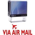 thumbnail image 1 of "VIA AIR MAIL" Self Inking Rubber Stamp Custom Colop Office Stationary P20 Mini Stamper, 1 of 1