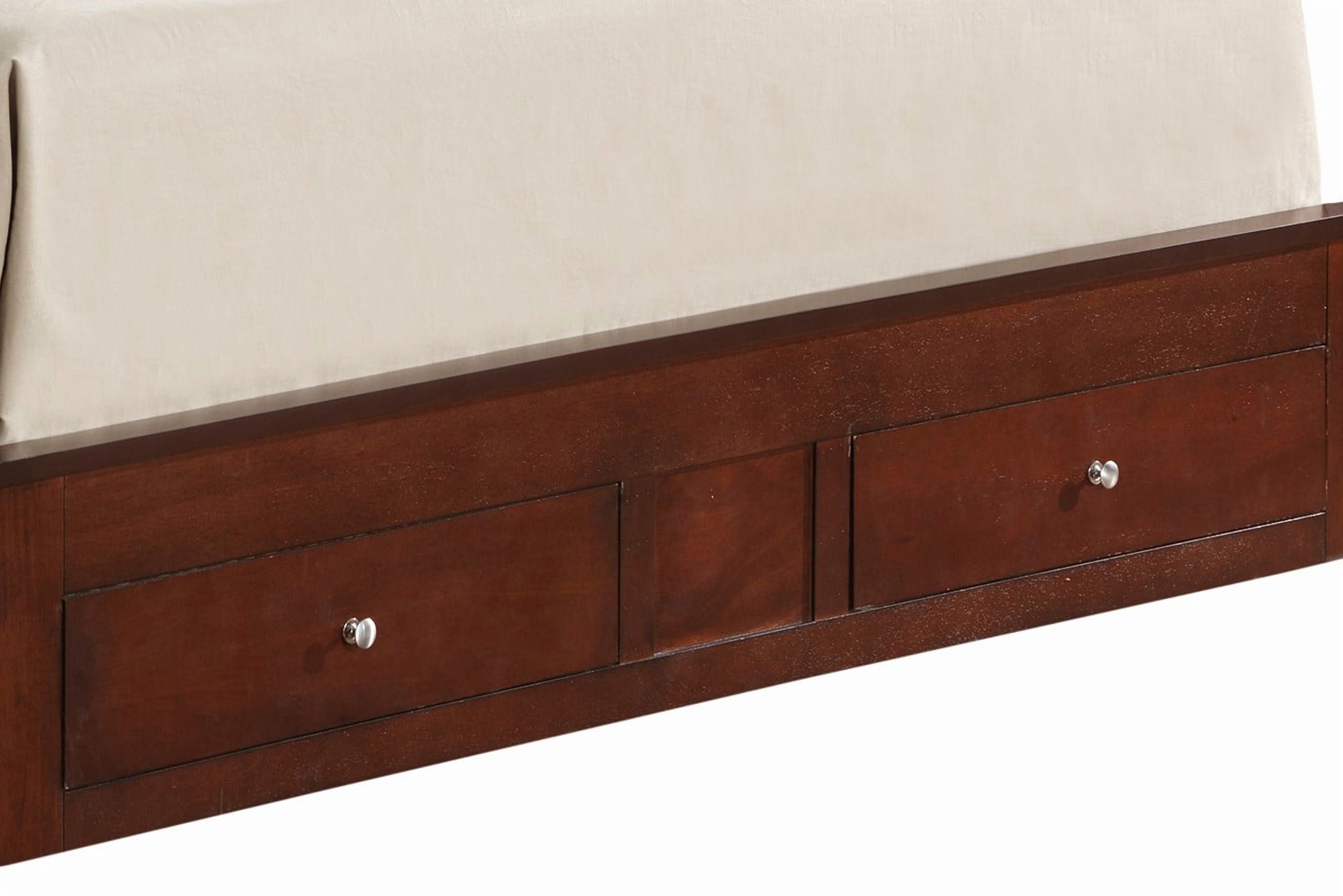 Glory Furniture Burlington G2400C-KSB King Storage Bed ( 4 Boxes) , Cherry