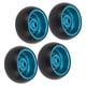 thumbnail image 2 of RC Drift Tire 4 PCS Aluminum Alloy Plastic High Wear Resistance RC Replacement Drift Tires Slippy Surface for 1/28 RC Car ANGGREK Otros, 2 of 8