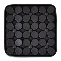 Vibrant Life Silicone Shamrock Snuffle Mat, Black, 8" x 8"