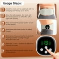 thumbnail image 2 of Stimulator Abdominal, Ab Belt Muscle Sculptor with Heat for Belly Fat Loss, Stomach Cellulite Melting, Lower Back Massager with 3 Heating, 8 Massage Modes, 19 Intensity for Postpartum Care, 2 of 9