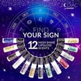 thumbnail image 6 of Blossom Zodiac Sign Vanilla Scented Moisturizing Roll-On Lip Gloss with Crystals, Made in USA, 0.20 fl. oz./5.9ml, Leo, 6 of 6