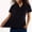 Black, variant on Women's Performance Polo Shirt - UPF 50+ Sun Protection - Resort Polo in Marlin Blue