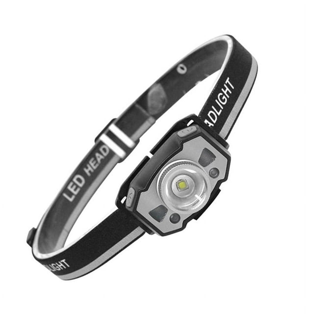 Luz principal del LED, faro al aire libre Zoom infrarrojo USB faro LED construido para durar