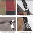 thumbnail image 3 of Hobo Handbags for Women, Retro Multi-Color Splice Cross Body Satchel One Shoulder Bag Casual Canvas Tote Crossbody Bags, 3 of 7