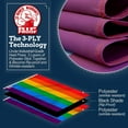 thumbnail image 2 of Anley Rip-Proof Double Sided 3-Ply Rainbow Flag 3x5 Foot - The Strongest, Longest Lasting Pride LGBTQ Flags 3 X 5 Ft, 2 of 7