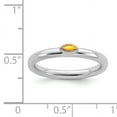thumbnail image 2 of Stackable Expressions Sterling Silver Citrine Ring, 2 of 8