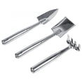 thumbnail image 3 of Garden Trowel Set 3PCS Mini Stainless Steel Trowel Weed Fork And Transplant Trowel Hand Tool Set For Gardener, 3 of 8