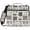 Grey Grille, variant on Ttyddzy Zipper Binder Mauve Castles Printed 3 Ring Trapper Keeper File Folder Organizer Bag