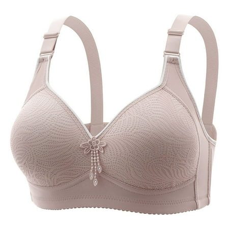 Clearance!Uooqdmx Bras for Women Push Up Bra Bras Full Coverage Underwire Bras Plus Size Bra without Everyday Bra Women s Lingerie  Sleep & Lounge Gray E