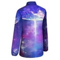 thumbnail image 5 of Earth Galaxy Space Long Sleeve Blouse Woman Streetwear Casual Shirts Summer Oversize Woman Streetwear Clothing Birthday Present, 5 of 7